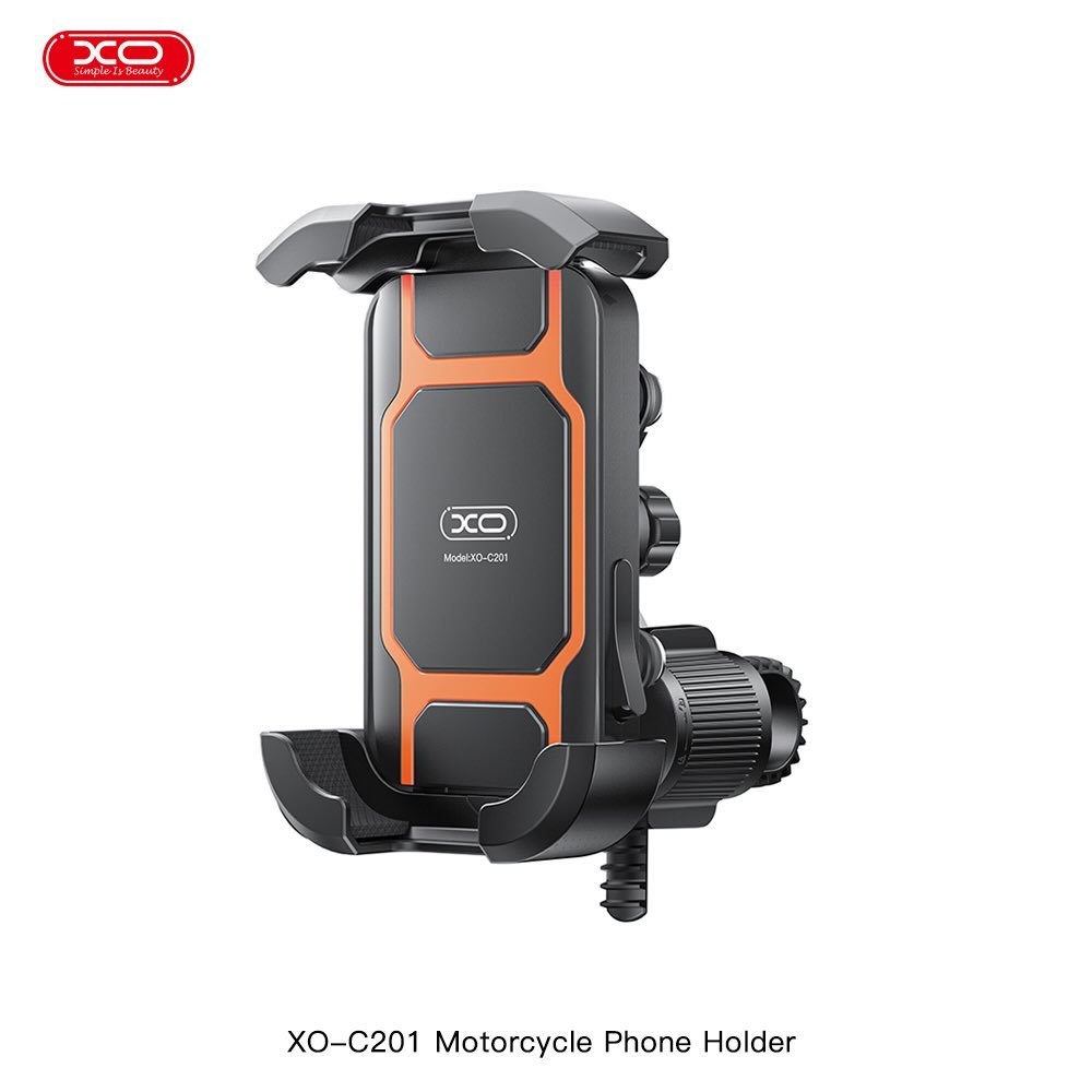 SOPORTE CELULARA PARA MOTO/AUTO XO-C201 ANTIVIBRACION UNIVERSAL